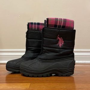 U.S. Polo Assn. Little Girl Snow Boots
